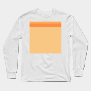 An exceptional jam of Twilight, White, Topaz, Pale Orange and Orangeish stripes. Long Sleeve T-Shirt